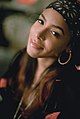 Image 109Aaliyah wearing a bandana and hoop earrings in 2000 (from 2000s in fashion)