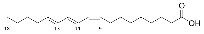 File:Alpha-eleostearic acid1.svg