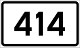 County Road 414 shield