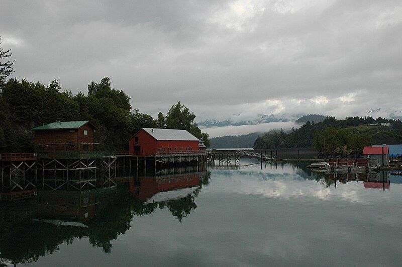 File:Halibut Cove Alaska.jpg