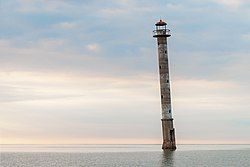 Kiipsaare leaning lighthouse in Metsaküla