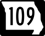 Route 109 marker