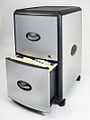 Storex Metal Filing Cabinet