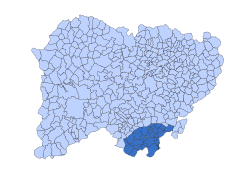 Location in Salamanca