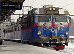 SJ Electric Multiple Unit at Nyköping.