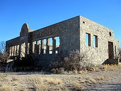 Ruins of Kent Public School, January 2010