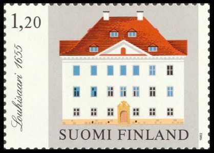 A Finnish stamp in honor of Louhisaari Manor