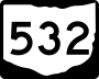 State Route 532 marker