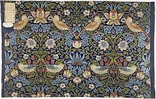 'Strawberry Thief' textile pattern, William Morris, 1883[79]