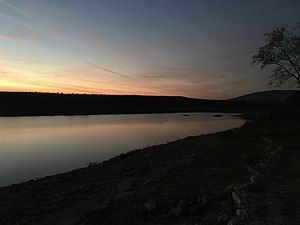 View of the lake