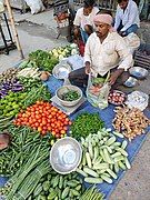 Panskura Station Sobji Bazar seller