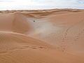 A sandy area west of Chinguetti