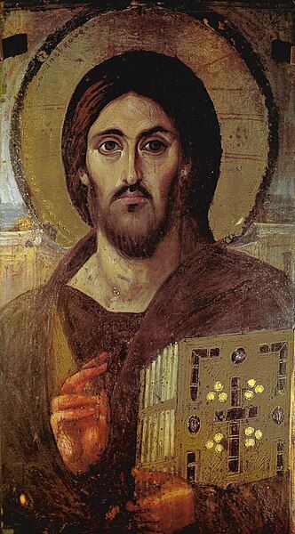 File:CHRIST PANTOCRATOR-SINAI(6th Century).jpg