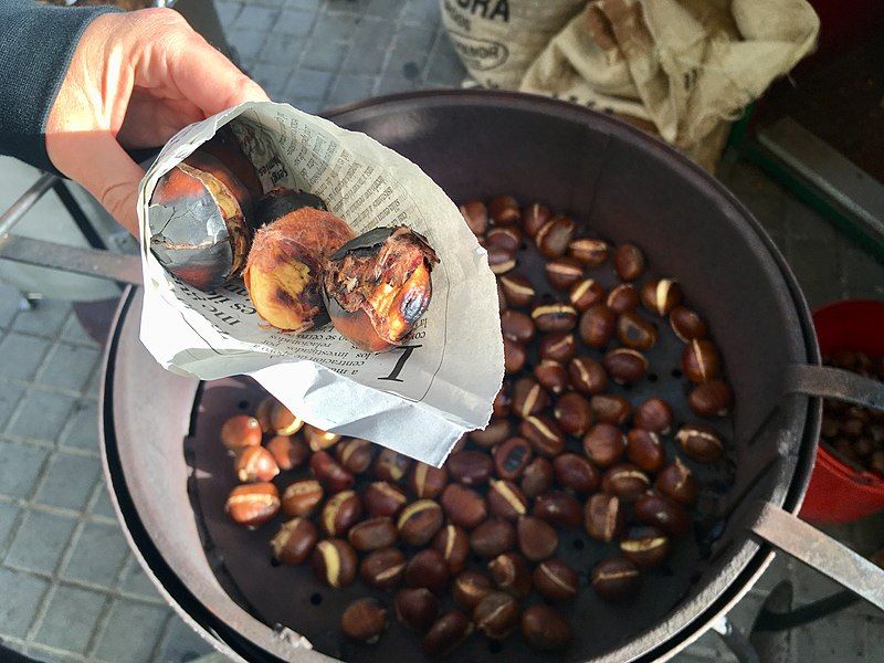 File:Chestnuts in Barcelona.jpg