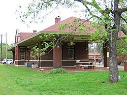 Old train station in Clarksville