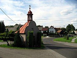 Chapel in the centre of Meziklasí