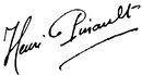 Henri Pinault's signature