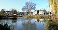 Barnes Pond with the Sun Inn in the background