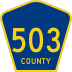 County Route 503 marker