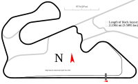 Layout of the Dubai Autodrome