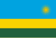 Flag of Rwanda (1/4 field)