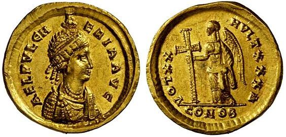 Coin of Aelia Pulcheria.