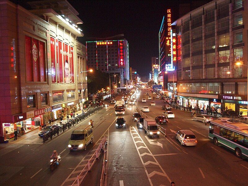 File:Shiqiao Subdistrict night.JPG