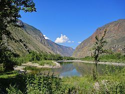 Chulyshman River area, a protected area of Russia in Ulagansky District