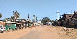 Main street of Bhamragad