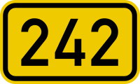 File:Bundesstraße 242 number.svg