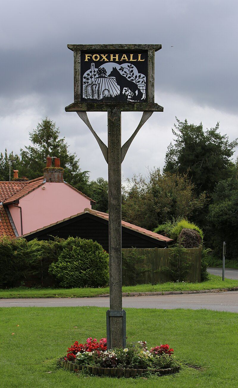 Foxhall Village Sign