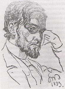 Portrait of Kisielewski by Stanisław Wyspiański, 1899