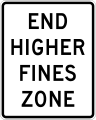 R2-11 End higher/double fines zone