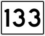 State Route 133 marker