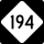 North Carolina Highway 194 Truck marker