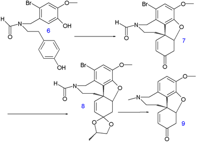 Narwedine synthesis A