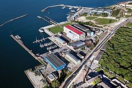 Noblessner Harbour (Põhjala is to the bottom right)