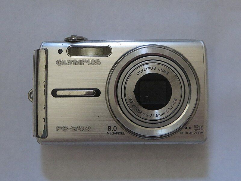 File:Olympus FE-340 camera.jpg