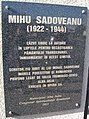 Memorial plaque outside the Alba Iulia heroes' cemetery