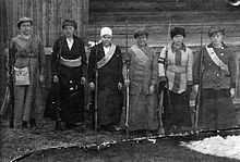 Six women with rifles