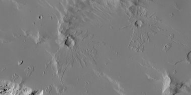 Small craters with thin ejecta, as seen by HiRISE under HiWish program