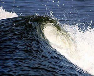 The wake after the ferry to Fanø, Denmark