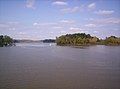 A view of Charles Mill Lake from the Ohio 430 bridge in Ashland County looking north.