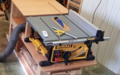 Dewalt tablesaw, one of their trademark tools