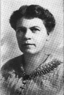 Head and shoulders portrait photograph of Mary Dranga Campbell, from a 1916 publication.