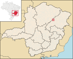 Location of Leme do Prado in the state of Minas Gerais