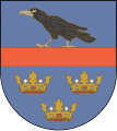 The historical arms of Galicia and Lodomeria display a raven proper on a colour, which would be exempt, but also has a gules fesse on an azure field, which is not.