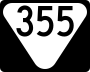 State Route 355 marker