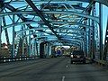 Westbound vehicles entering Washington state