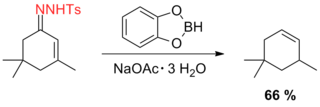 Scheme 12-2. Deoxygenation of an α,β-unsaturated carbonyl compound